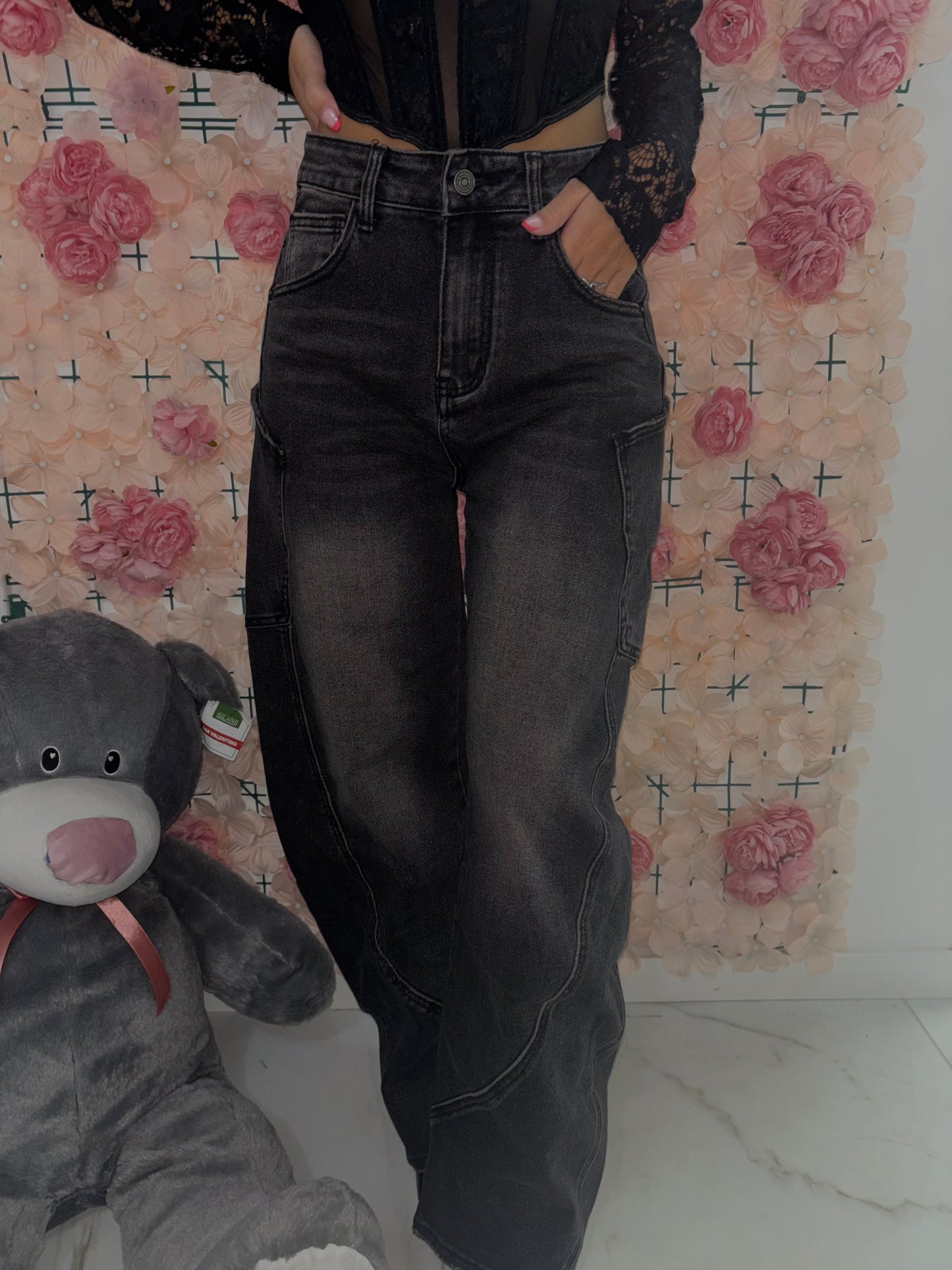 Jeans Ballon Purple