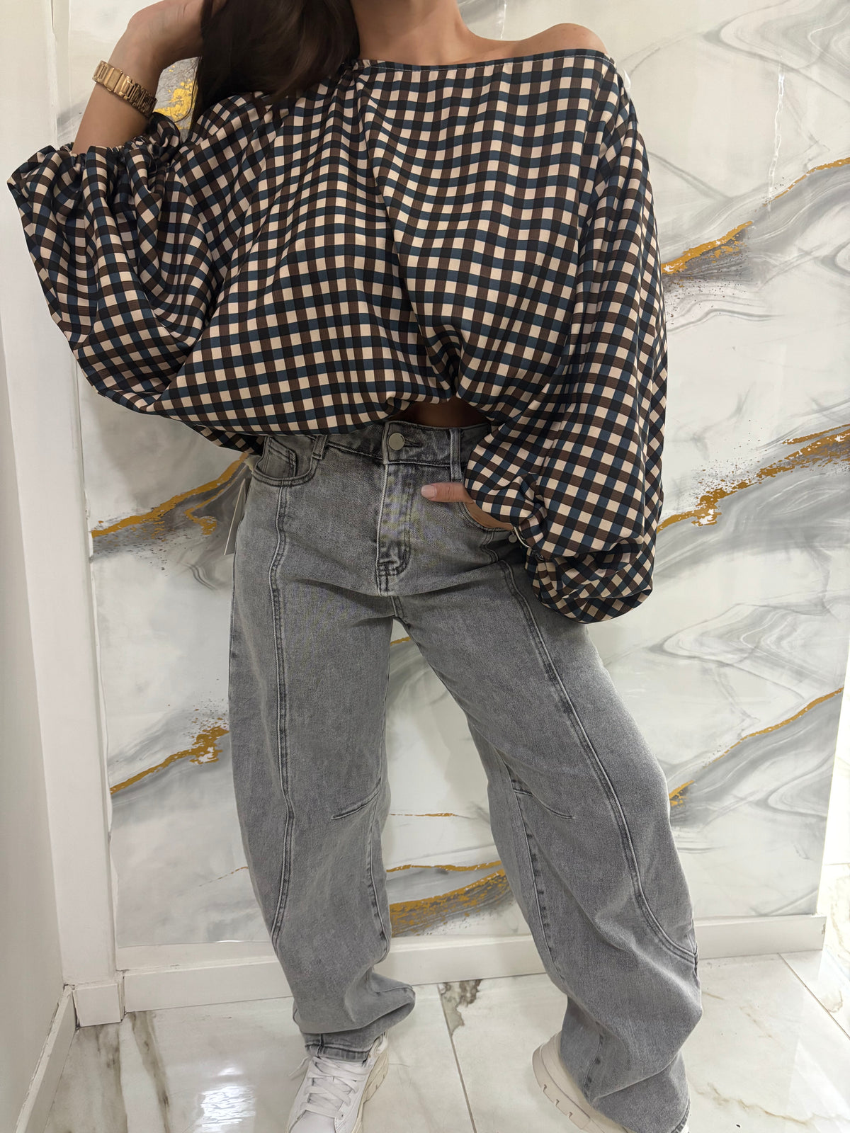 Jeans Basic Grigio