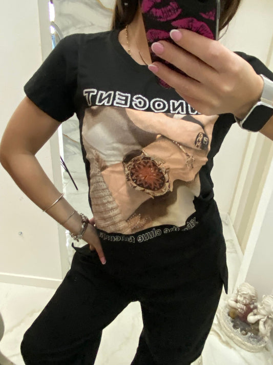 T-shirt orologio