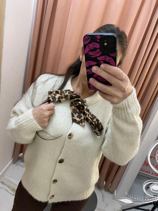 Cardigan Animalier