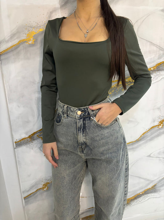 Body Scollo Quadrato