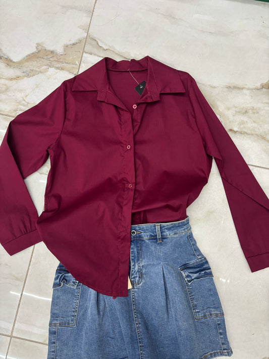 Chemise Bordo