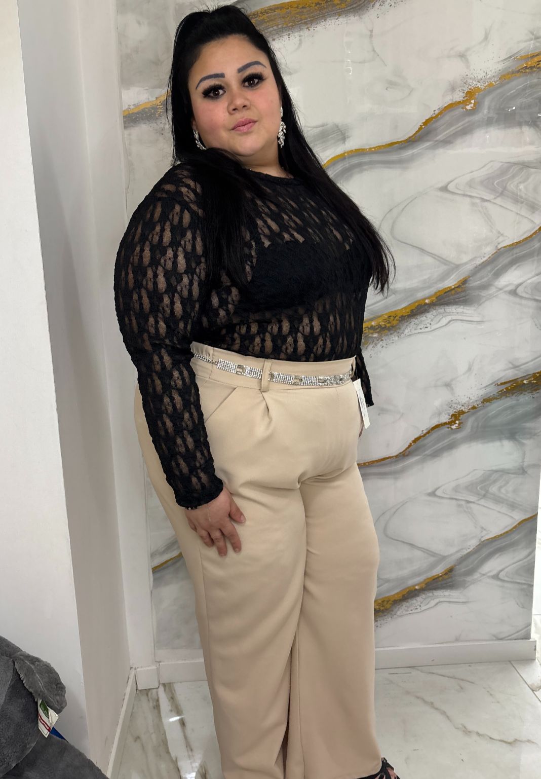 Pantalone curvy mood za